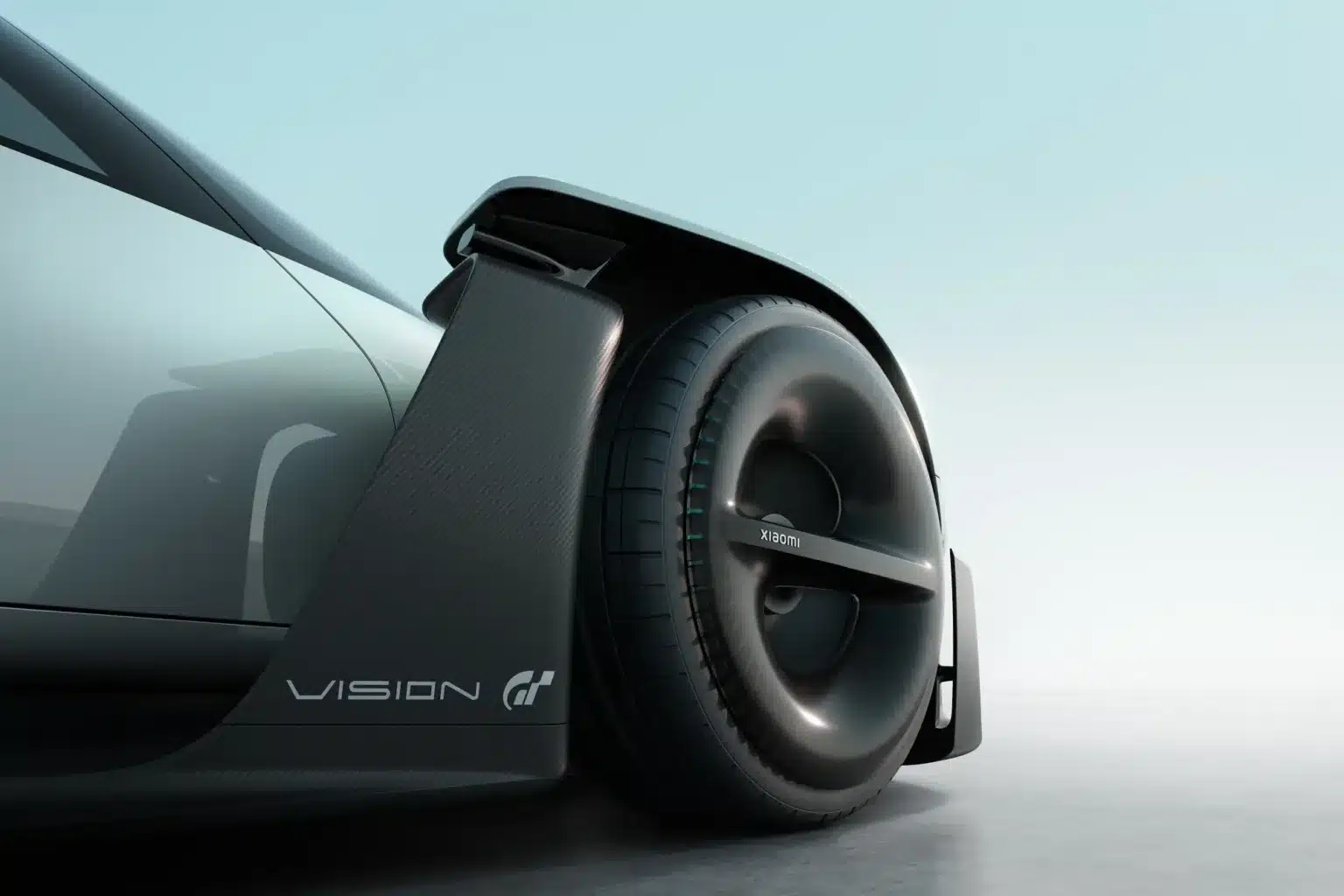 Xiaomi Vision GT stationary wheel cover and front wheel arch